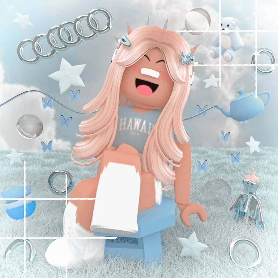 Blue Aesthetic Roblox Pfp Wallpaper