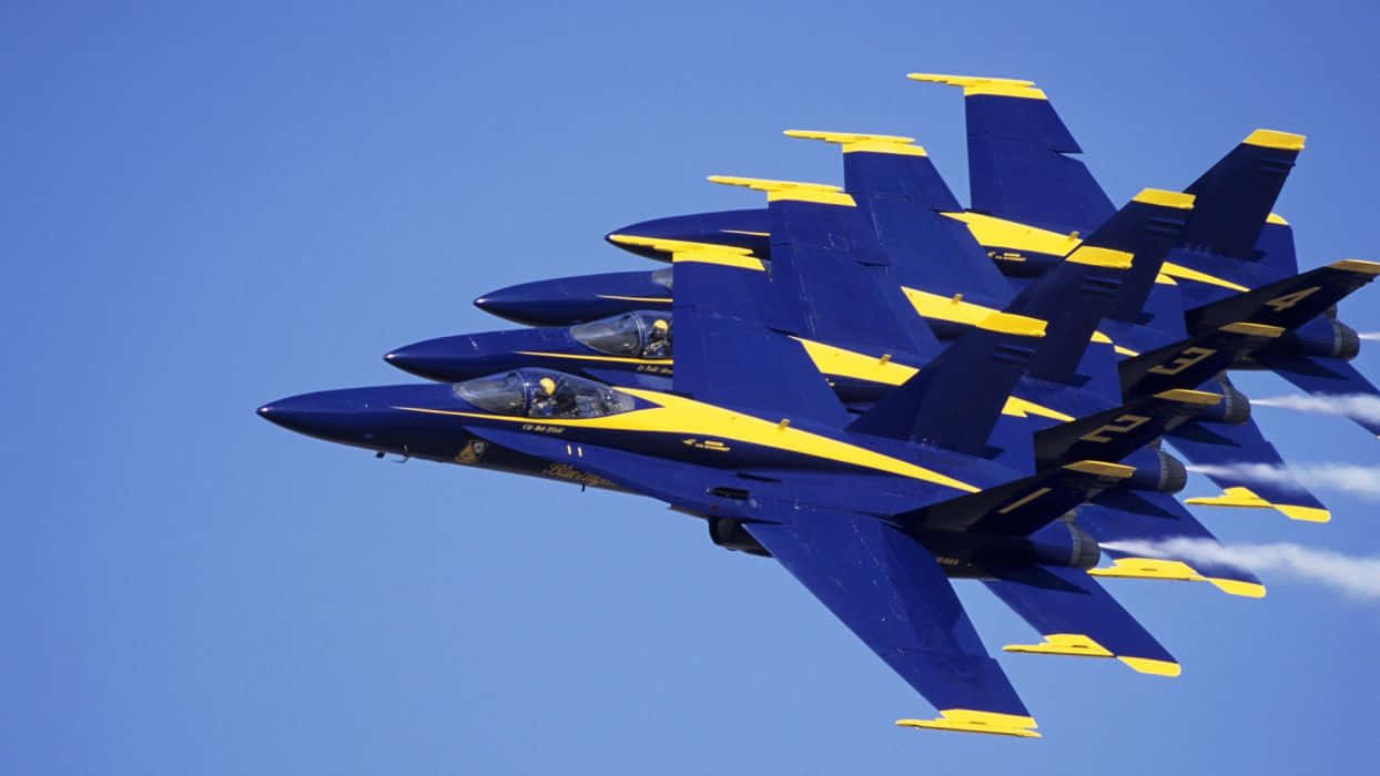 Blue Angels Flight Demonstration Wallpaper