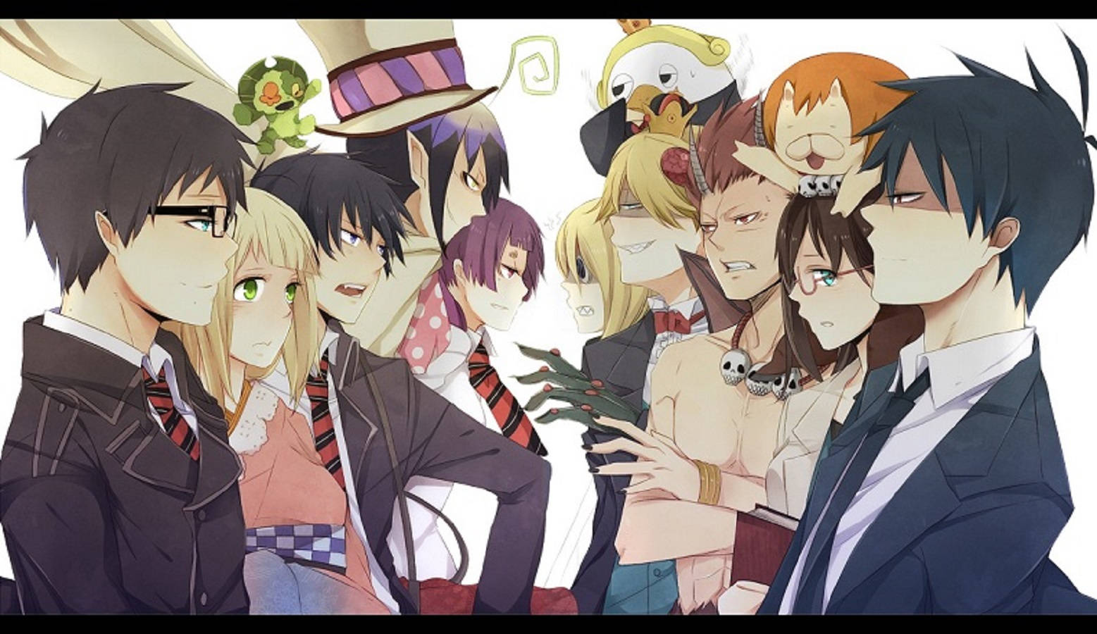 Blue Exorcist Face Off Wallpaper