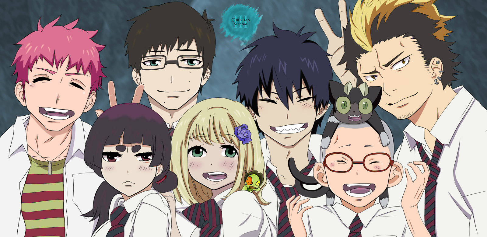 Blue Exorcist Group Shot Wallpaper