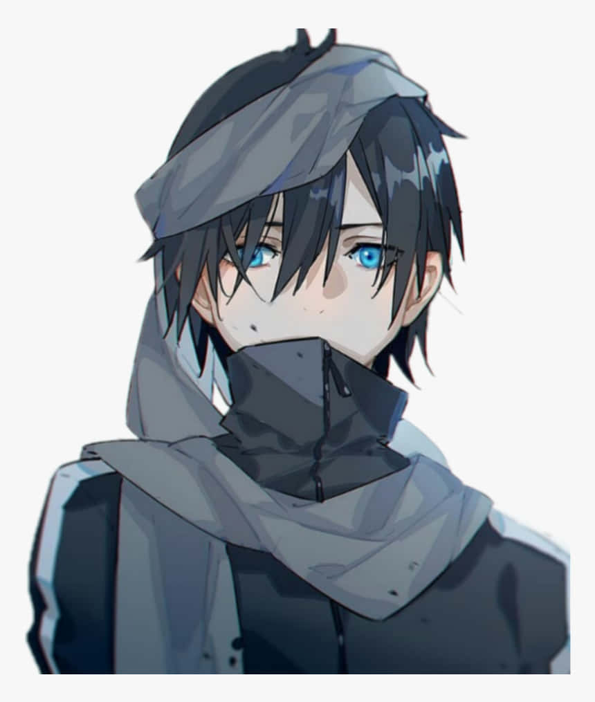 Blue-eyed Discord Anime Pfp Wallpaper