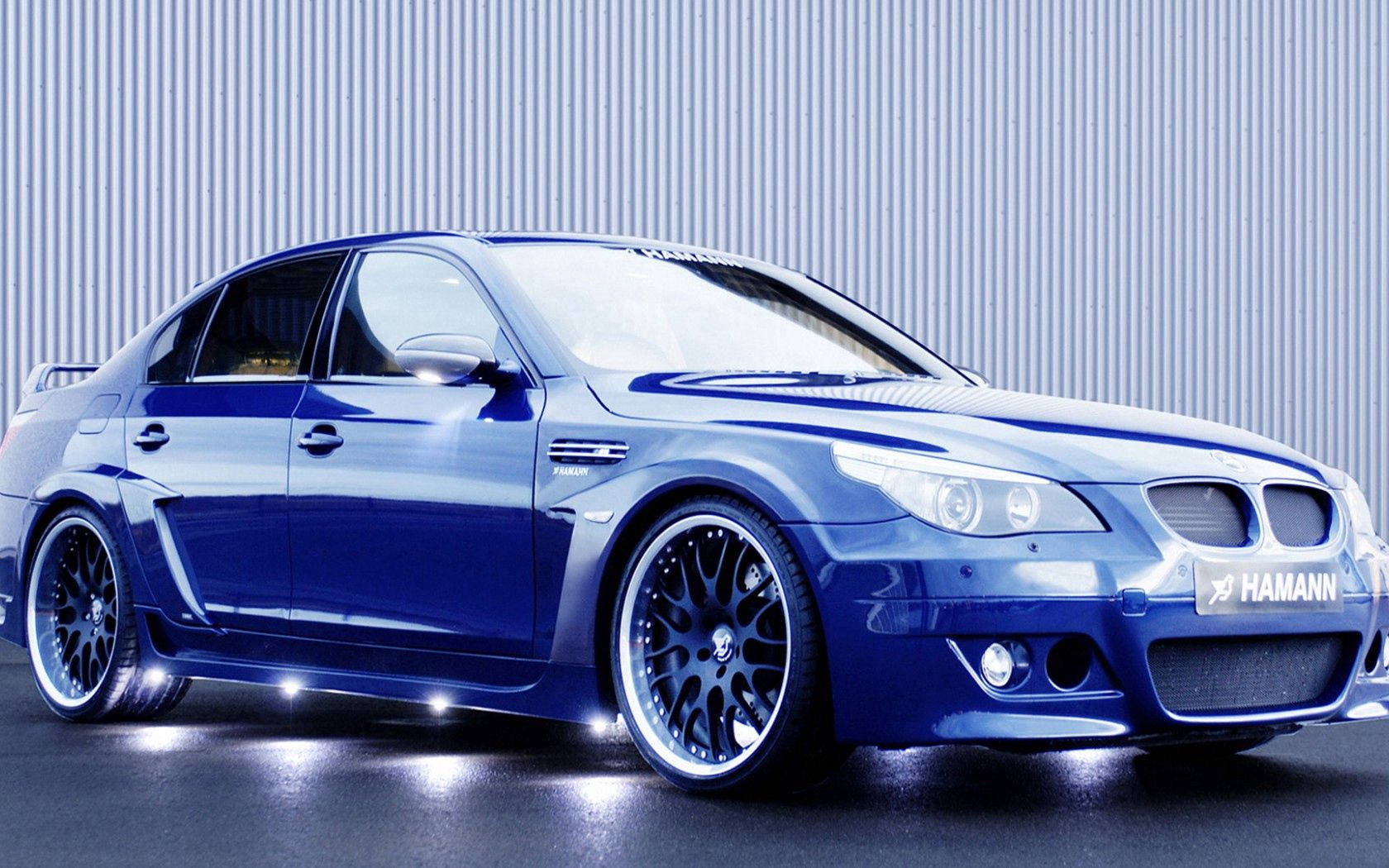 Blue Hamann Bmw Car Wallpaper