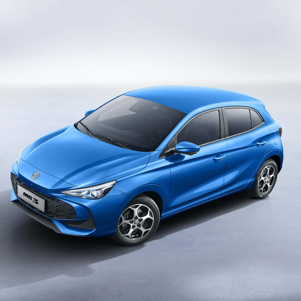 Blue M G3 Hatchback Studio Shot Wallpaper