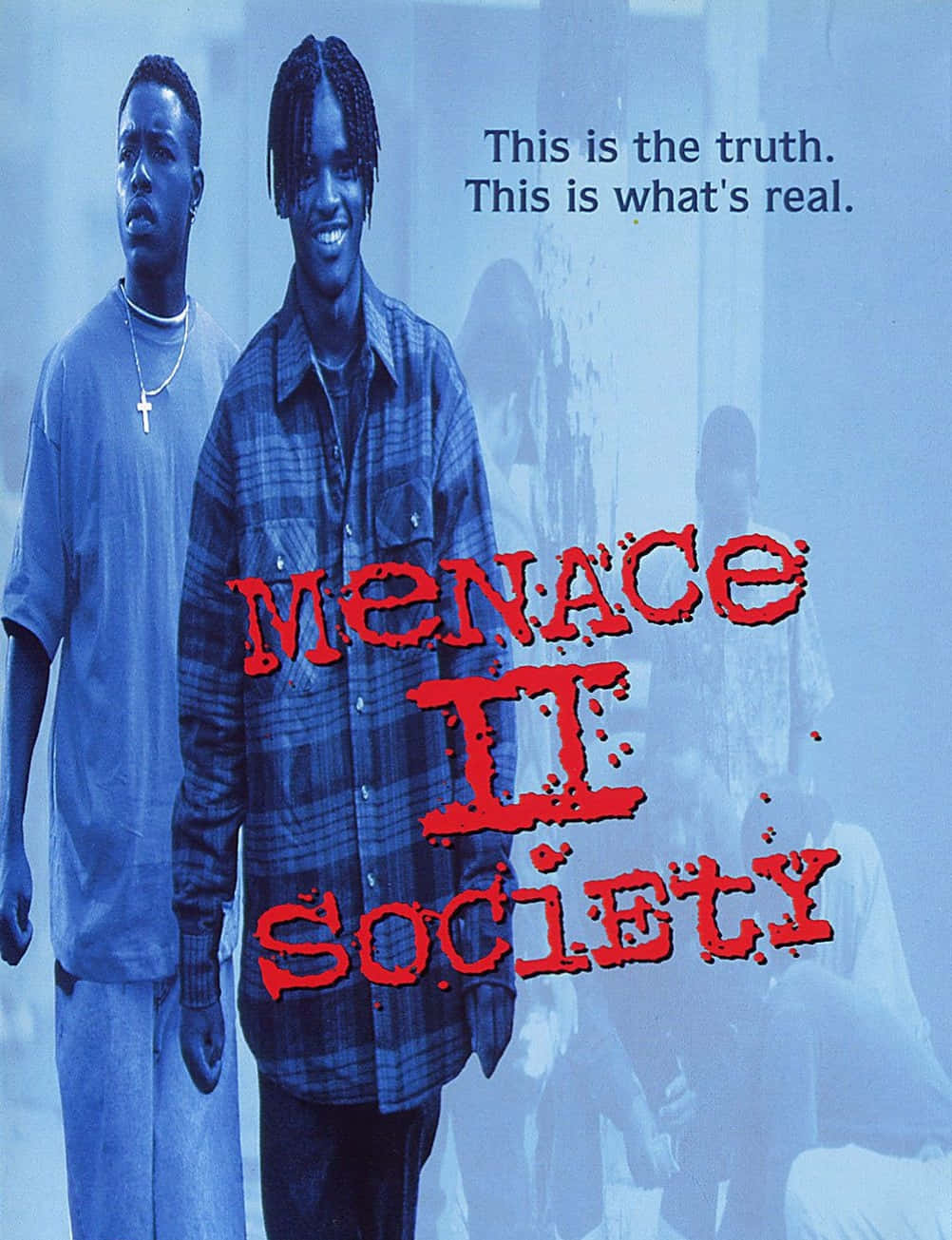 Blue Menace Ii Society Portrait Poster Wallpaper