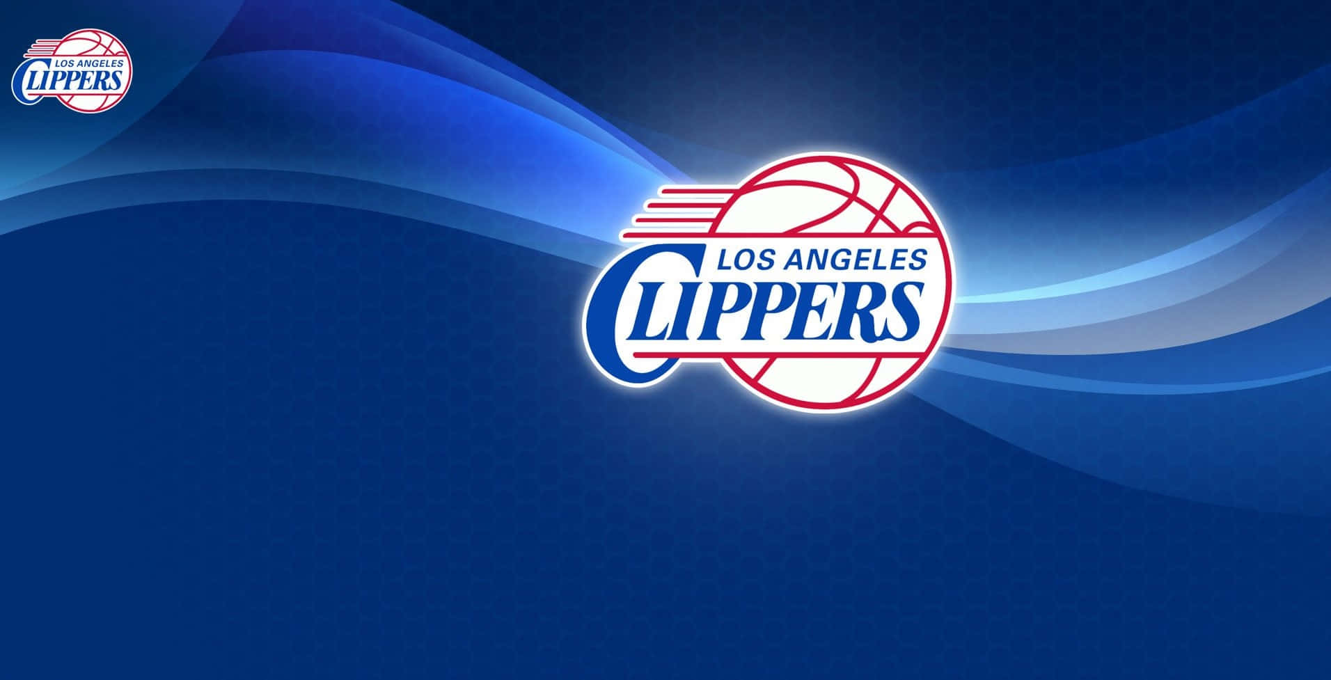 Blue Nba Team La Clippers Logo Wallpaper