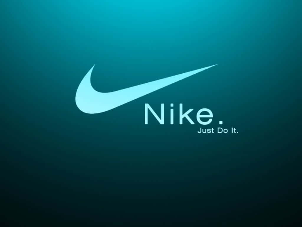 Blue Nike Logo Wallpaper