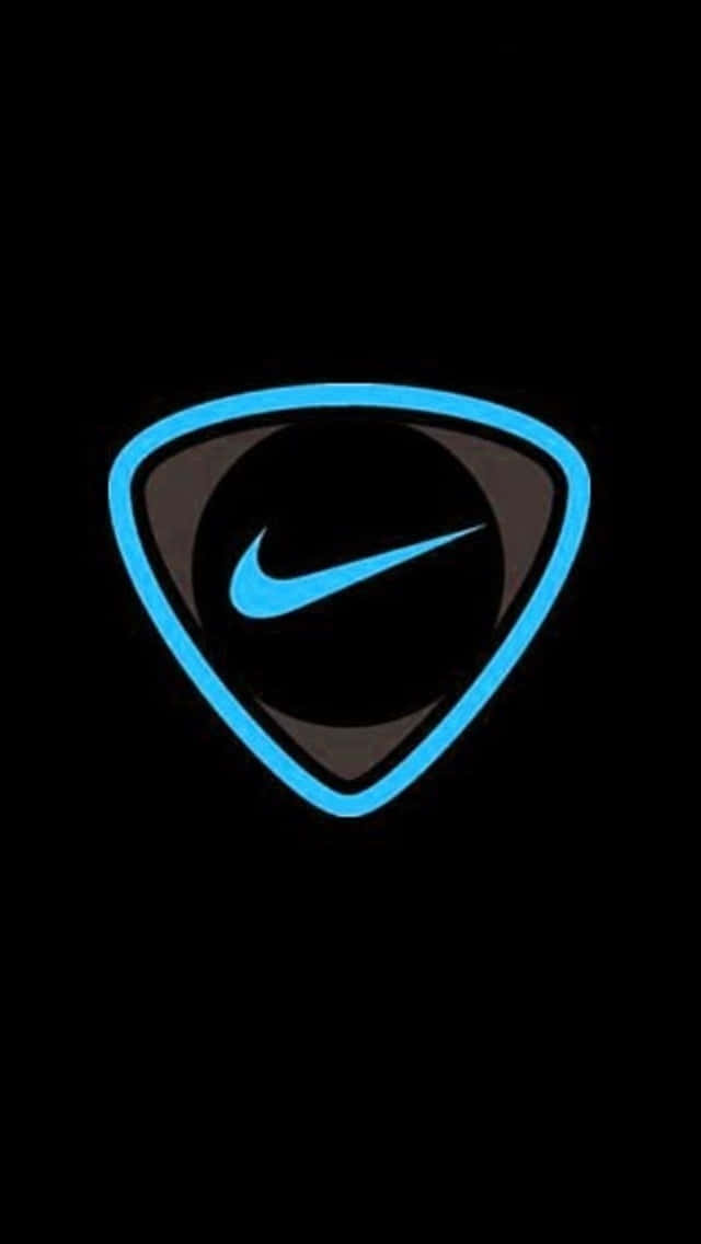 Blue Nike Logo 640 X 1136 Wallpaper