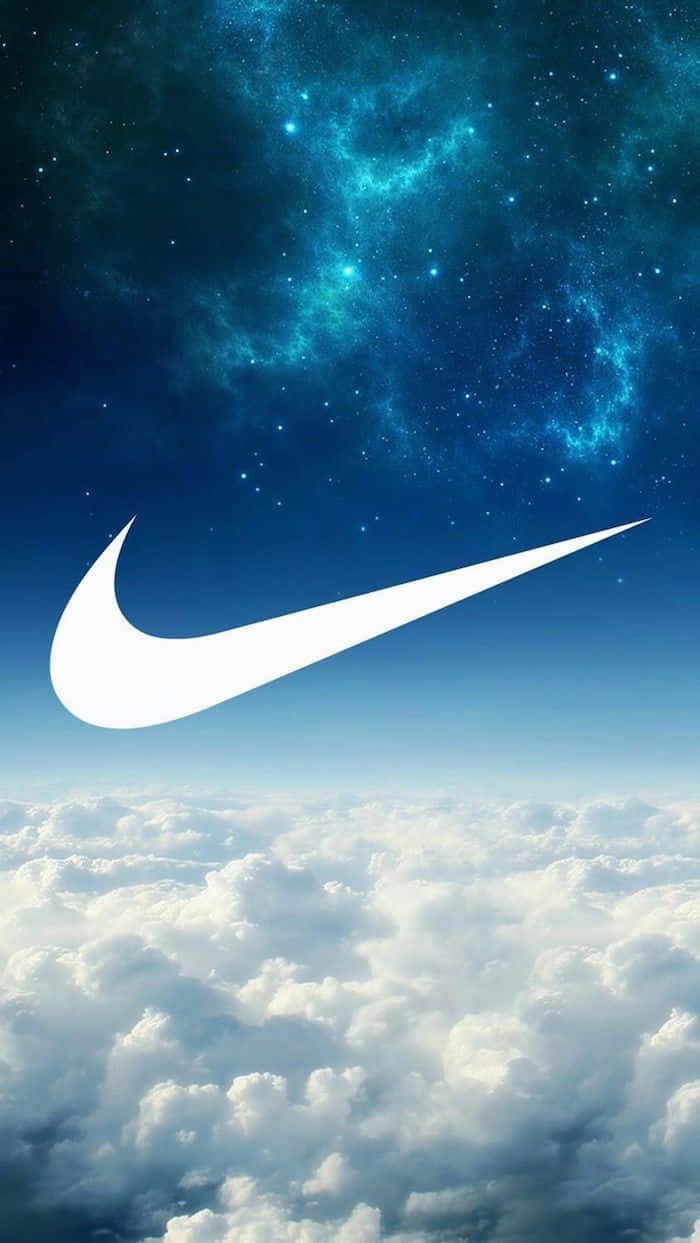 Blue Nike Logo 700 X 1243 Wallpaper