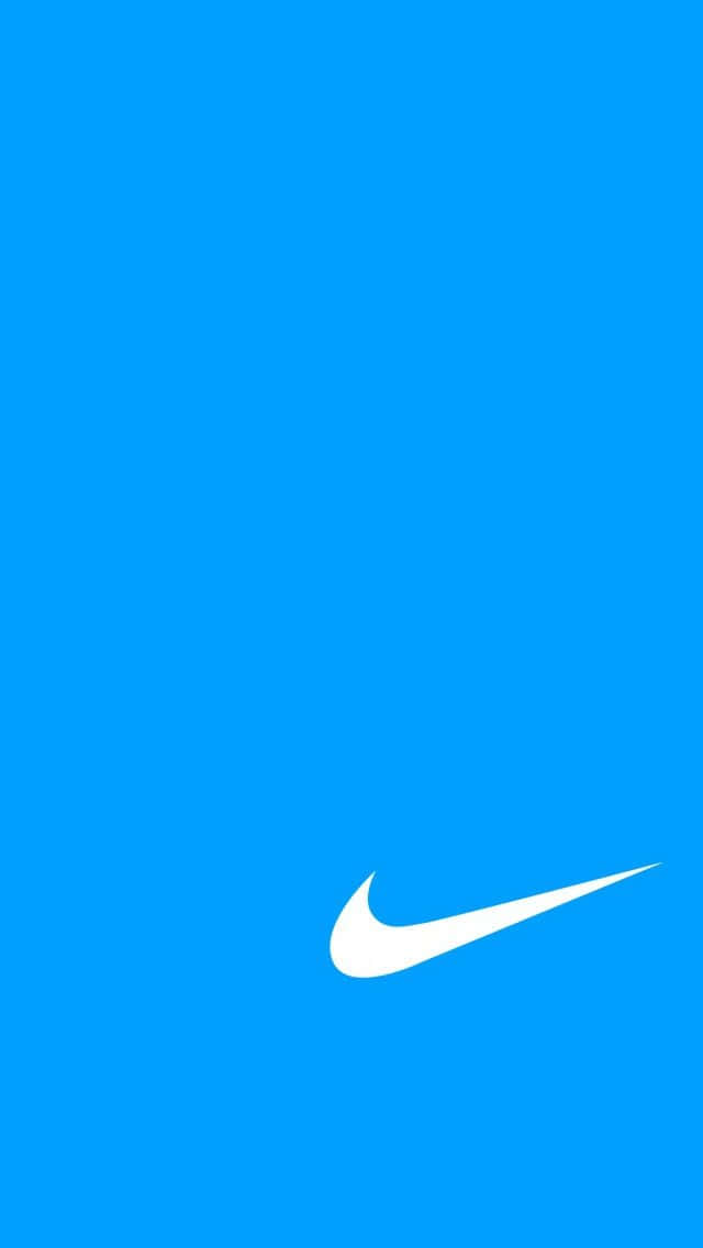 Blue Nike Logo Wallpaper