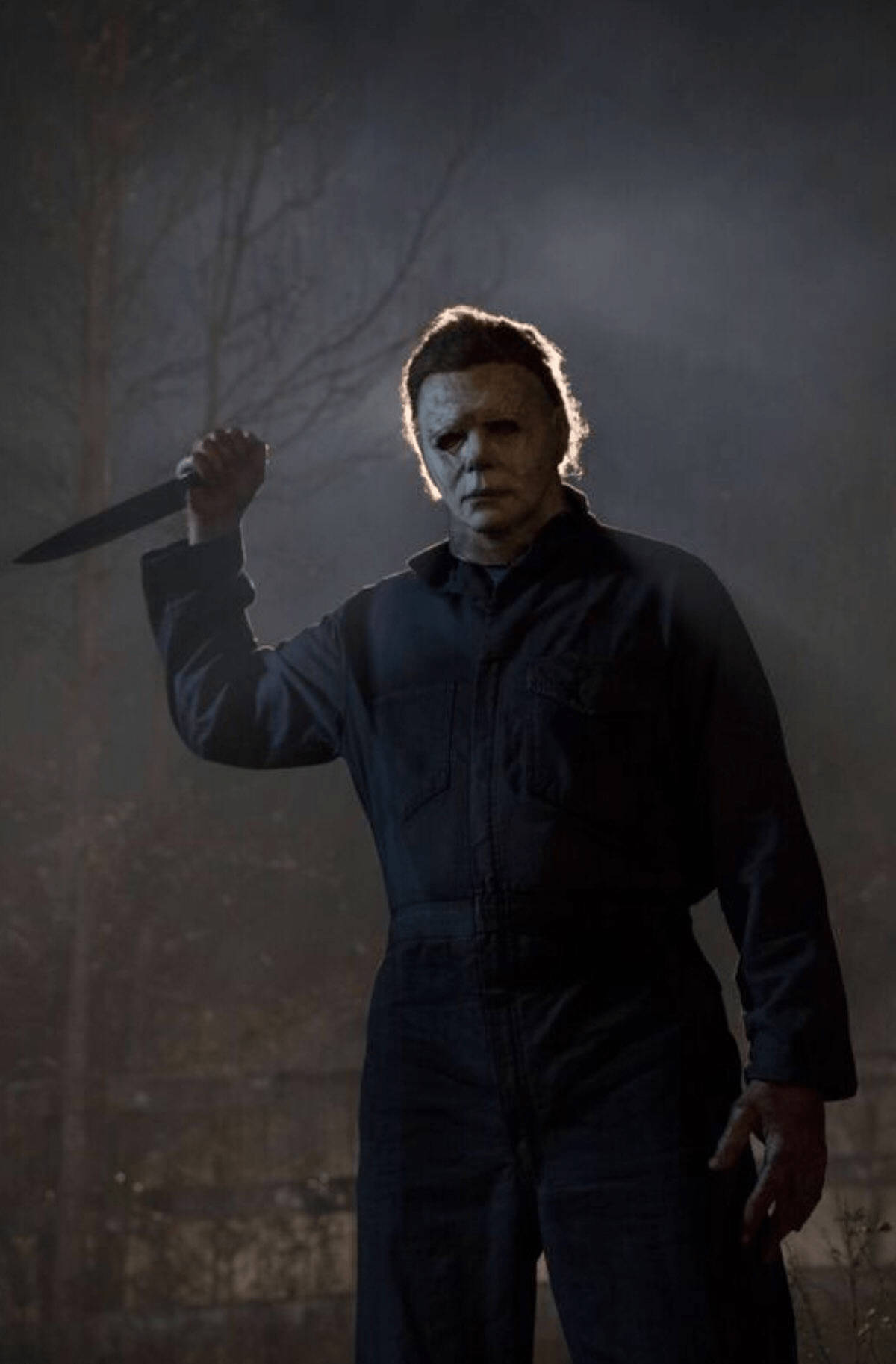 Blue Overalls Michael Myers Iphone Wallpaper