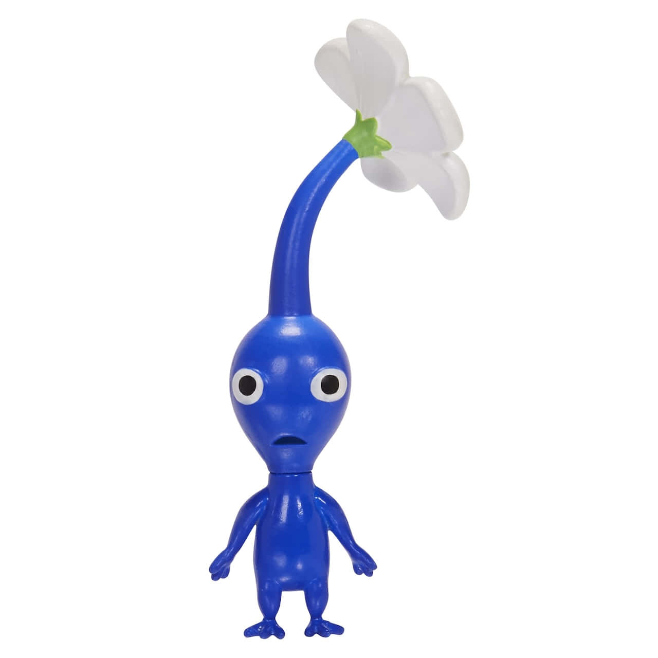 Blue Pikmin Figurewith Flower Wallpaper