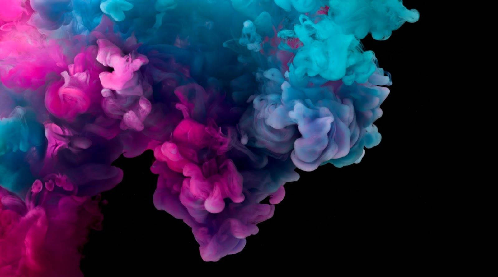 Blue Pink Smoke Laptop Wallpaper