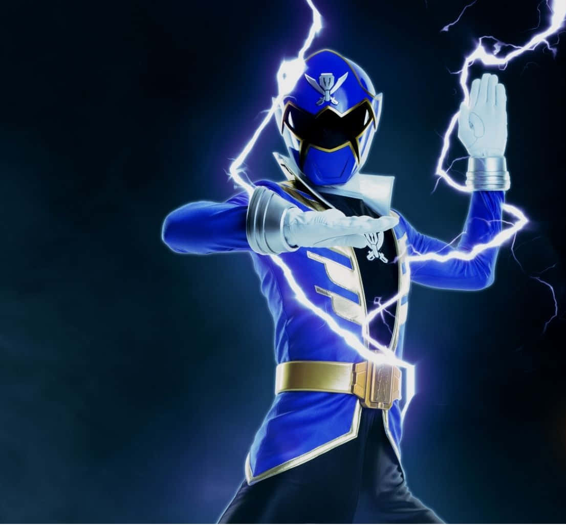 Blue Ranger Power Surge Wallpaper