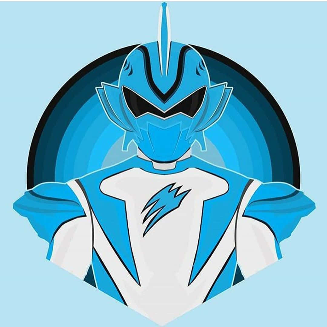 Blue Ranger Vector Art Wallpaper