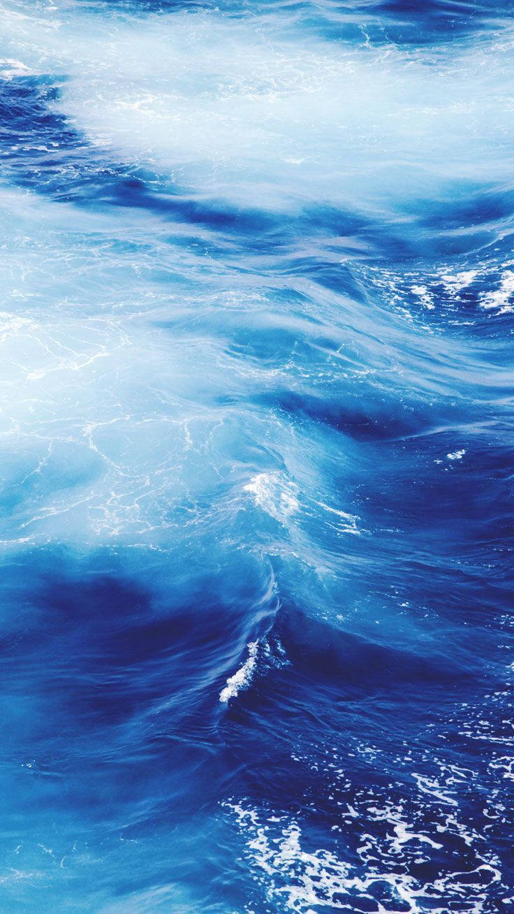 Blue Sea Aesthetic Phone Wallpaper