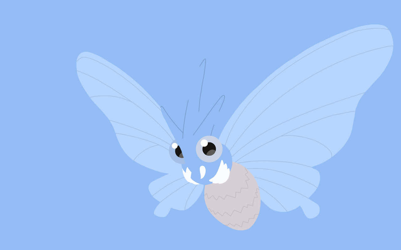 Blue Venomoth Wallpaper