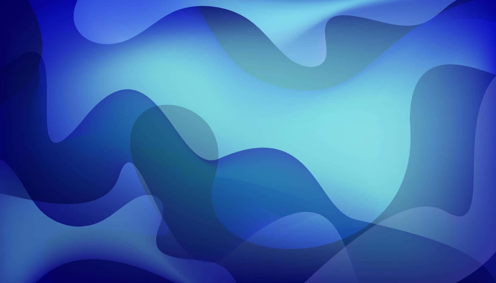 Blue_ Wavy_ Gradient_ Background Wallpaper