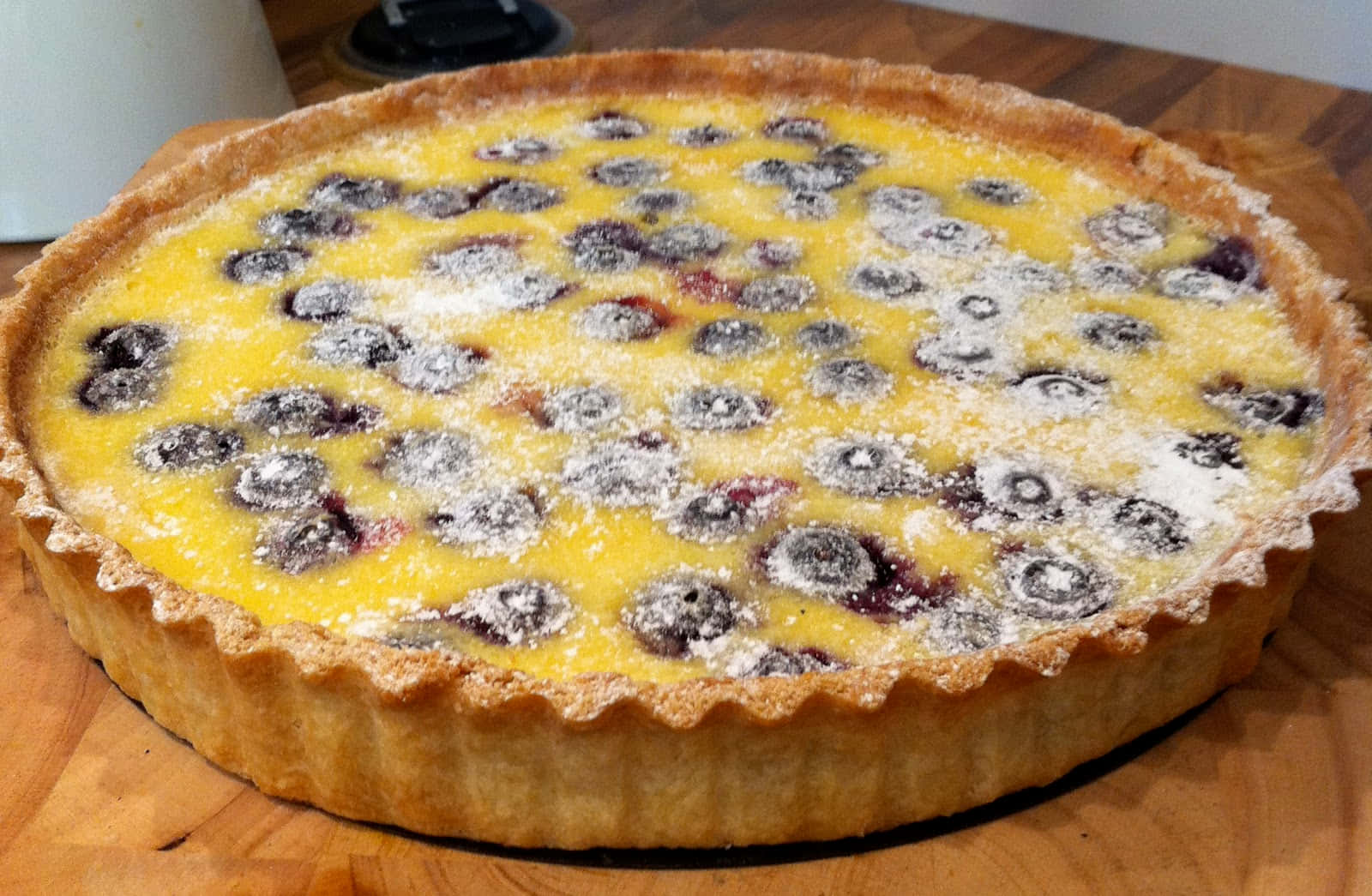 Blueberries Tart: Sweet And Fresh Wallpaper