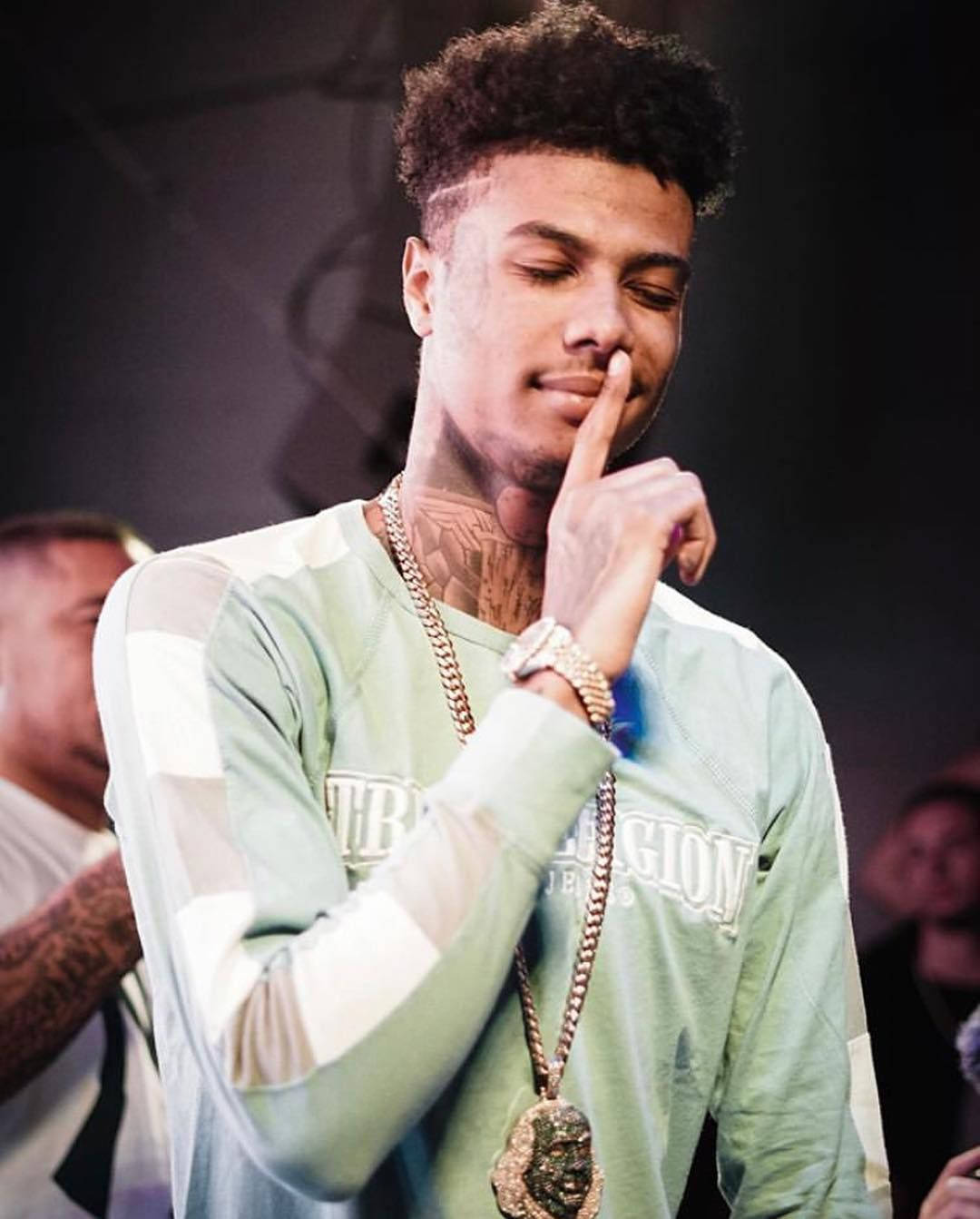 Blueface Green Sweater Wallpaper