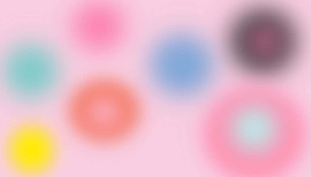 Blurred Colorful Circles Background Wallpaper