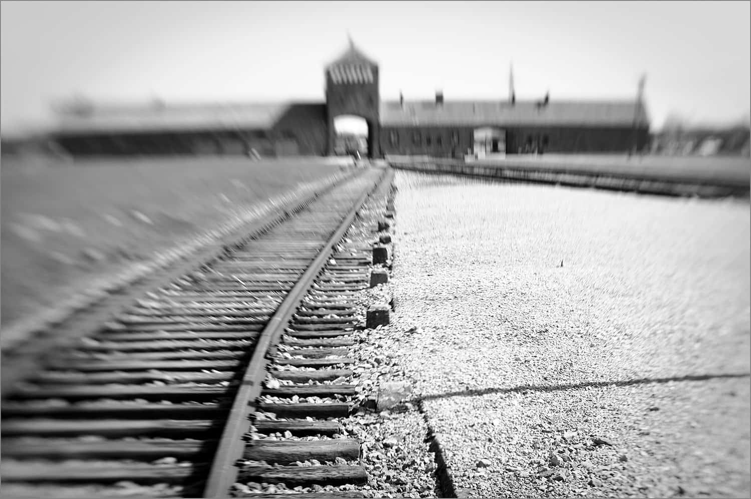 Blurry Auschwitz Birkenau Concentration Camp Wallpaper