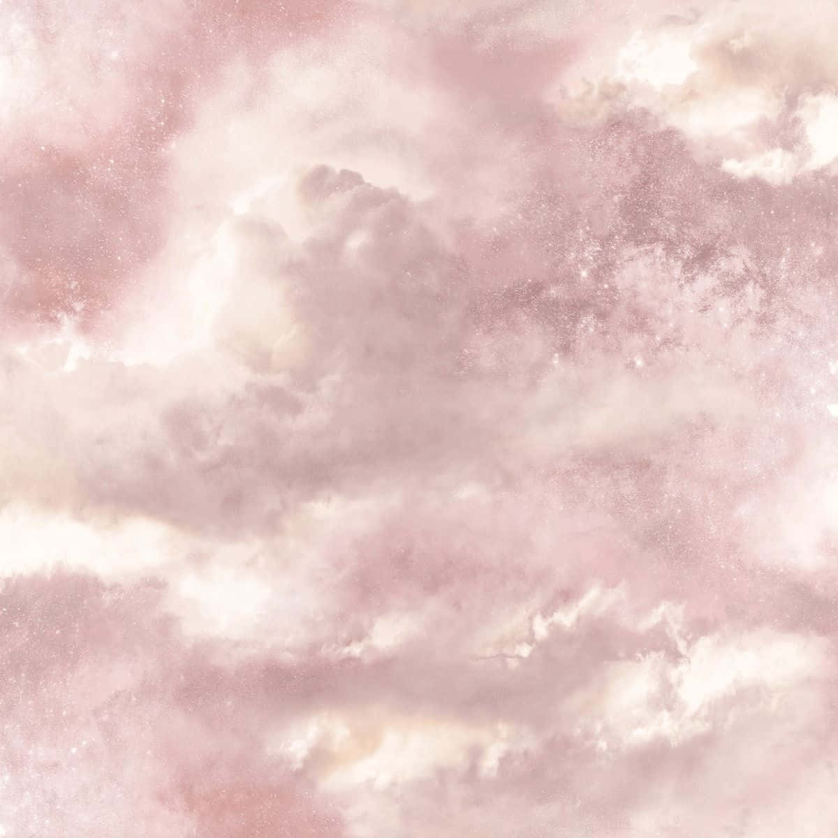 Blush Pink Clouds Texture Wallpaper