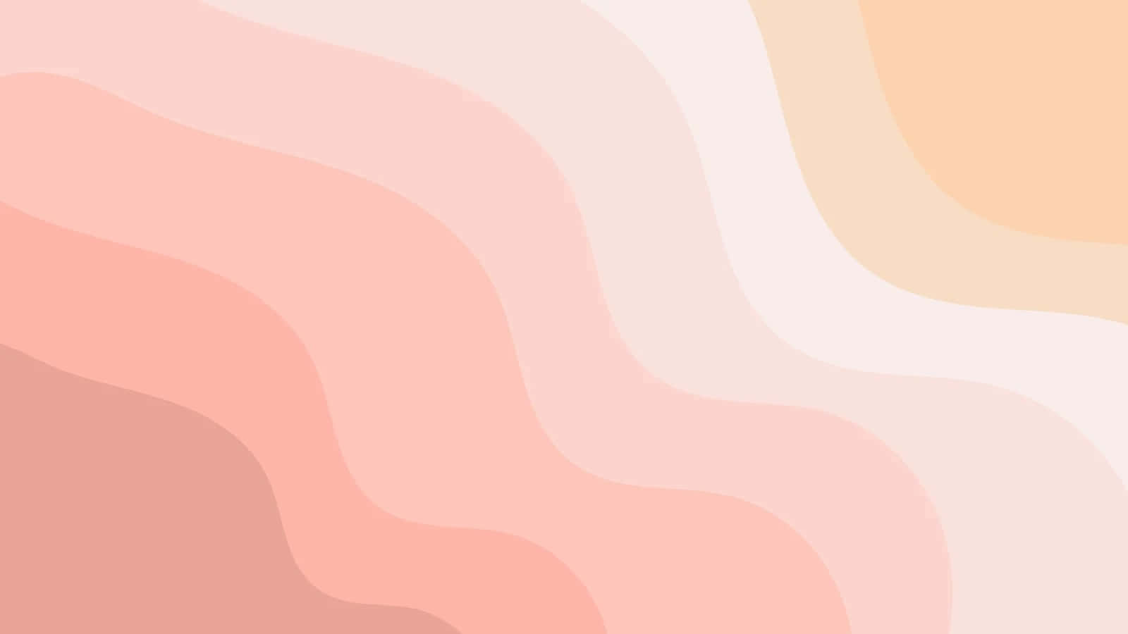 Blush Pink Waves Abstract Background Wallpaper