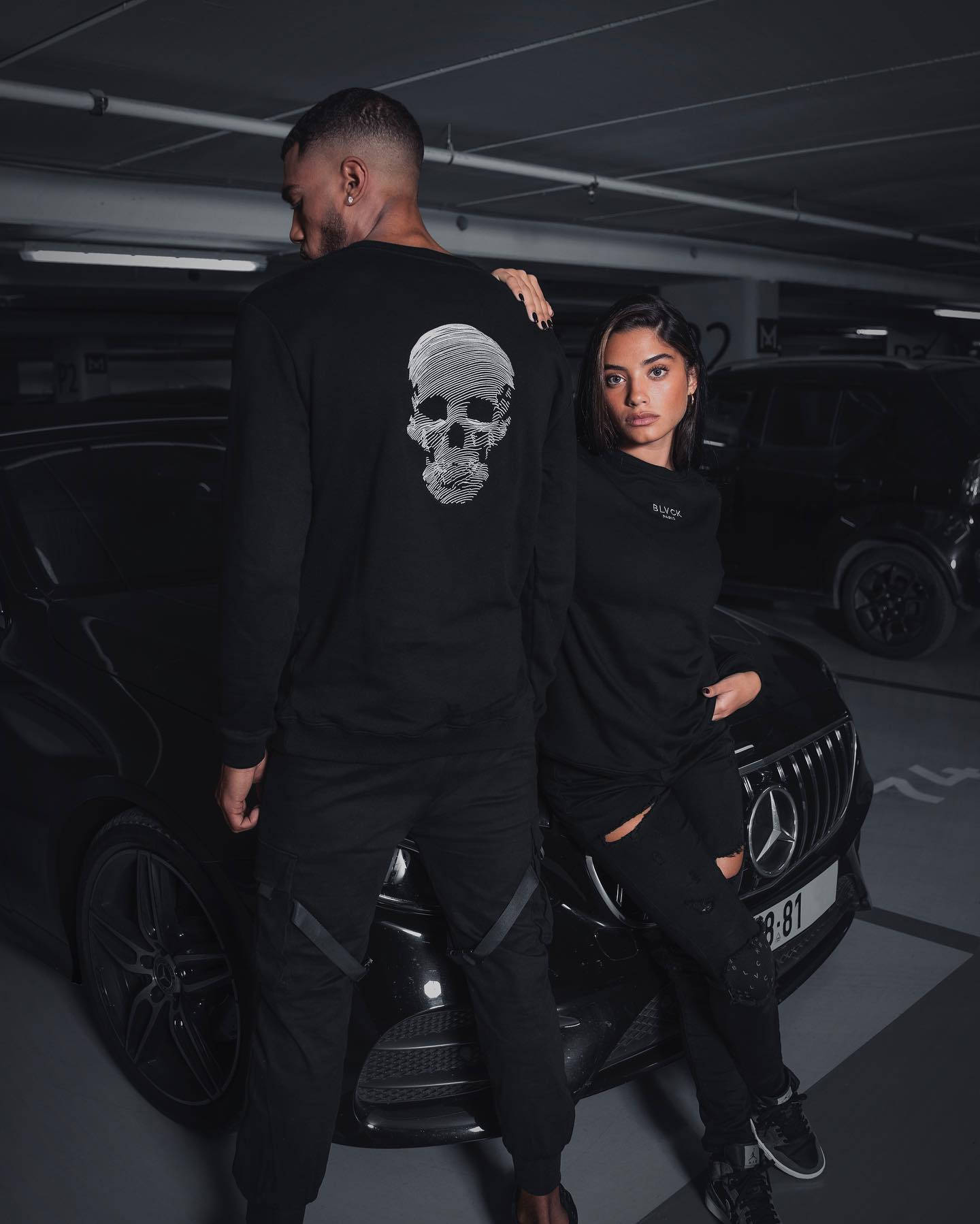 Blvck Paris Couple Outfit Wallpaper