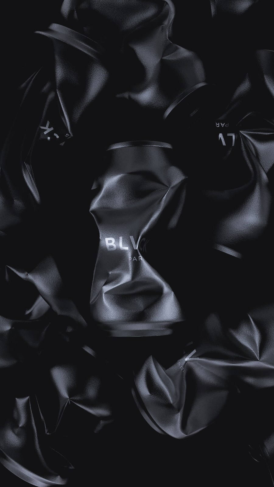 Blvck Paris Crushed Cans Aesthetic Wallpaper