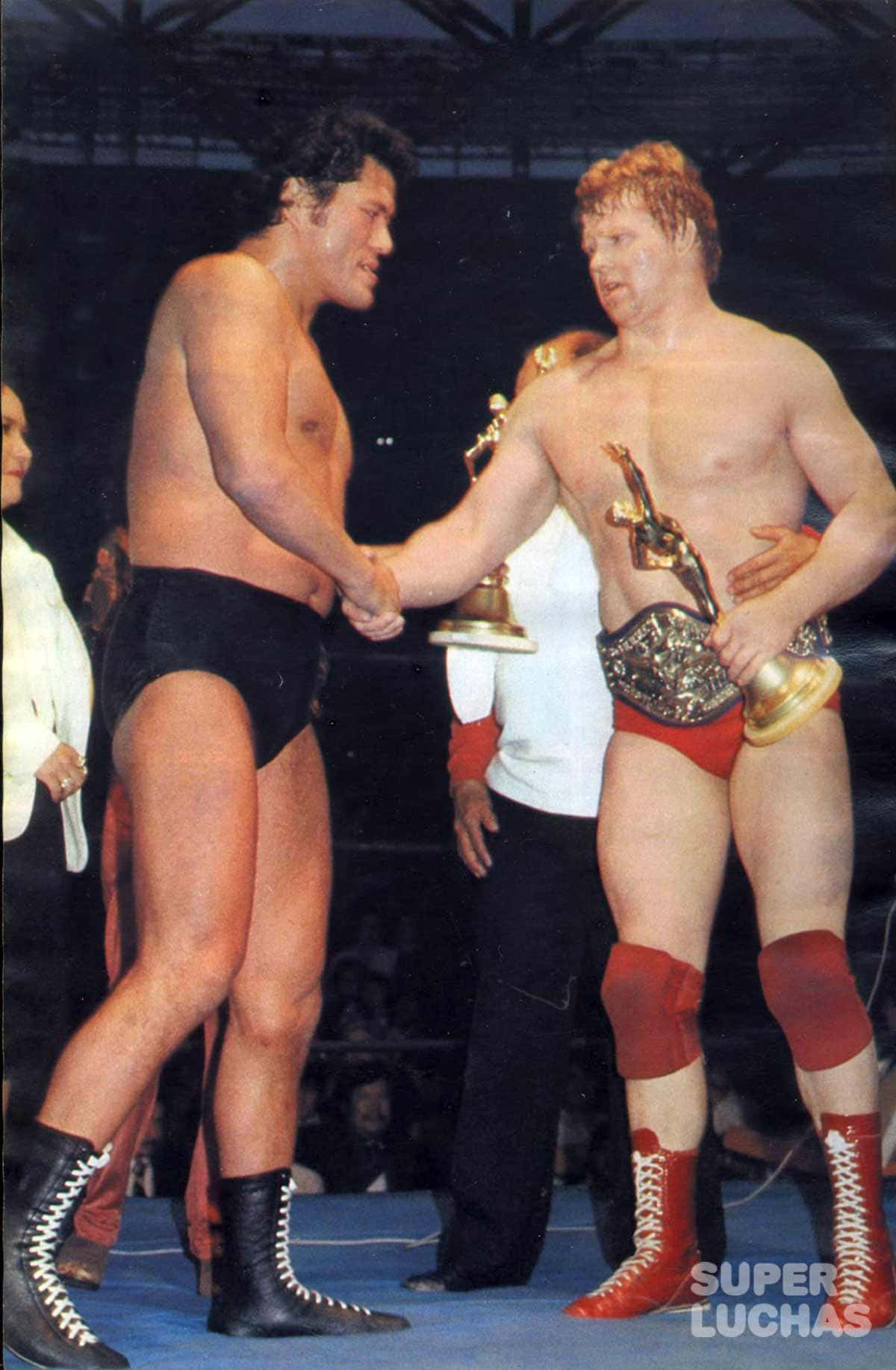 Bob Backlund Vs. Antonio Inoki Wwf Championship 1981 Wallpaper