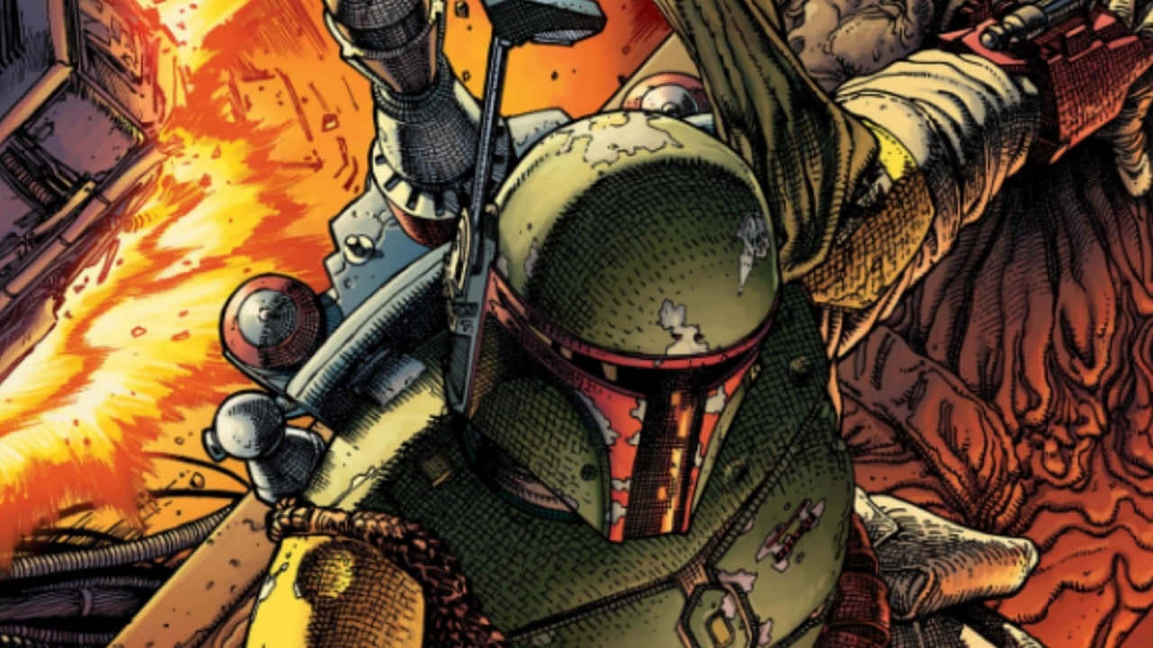 Boba Fett Fights To Reclaim His Past In The War Of The Bounty Hunters Wallpaper