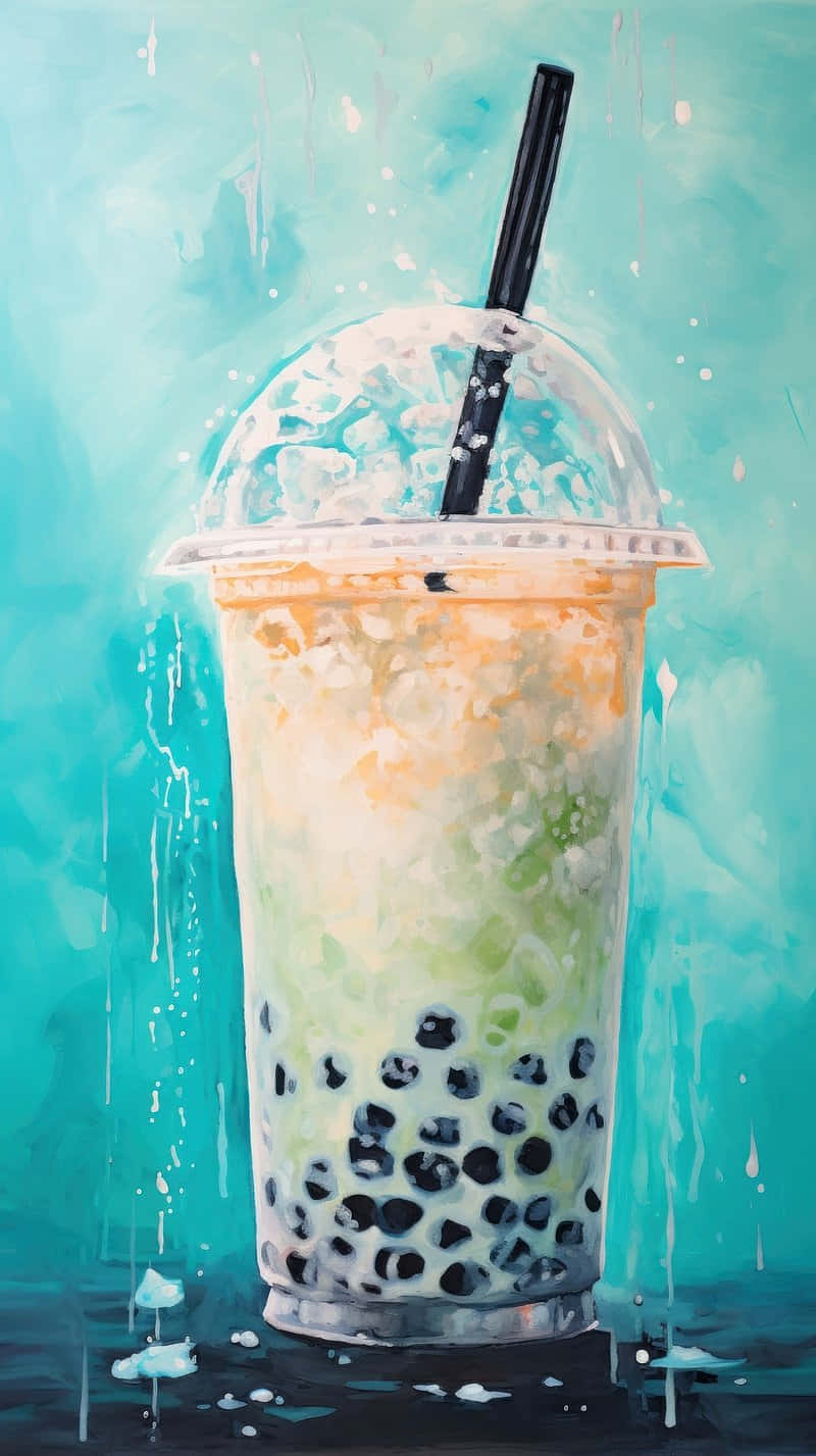 Boba Tea Artistic Representation.jpg Wallpaper