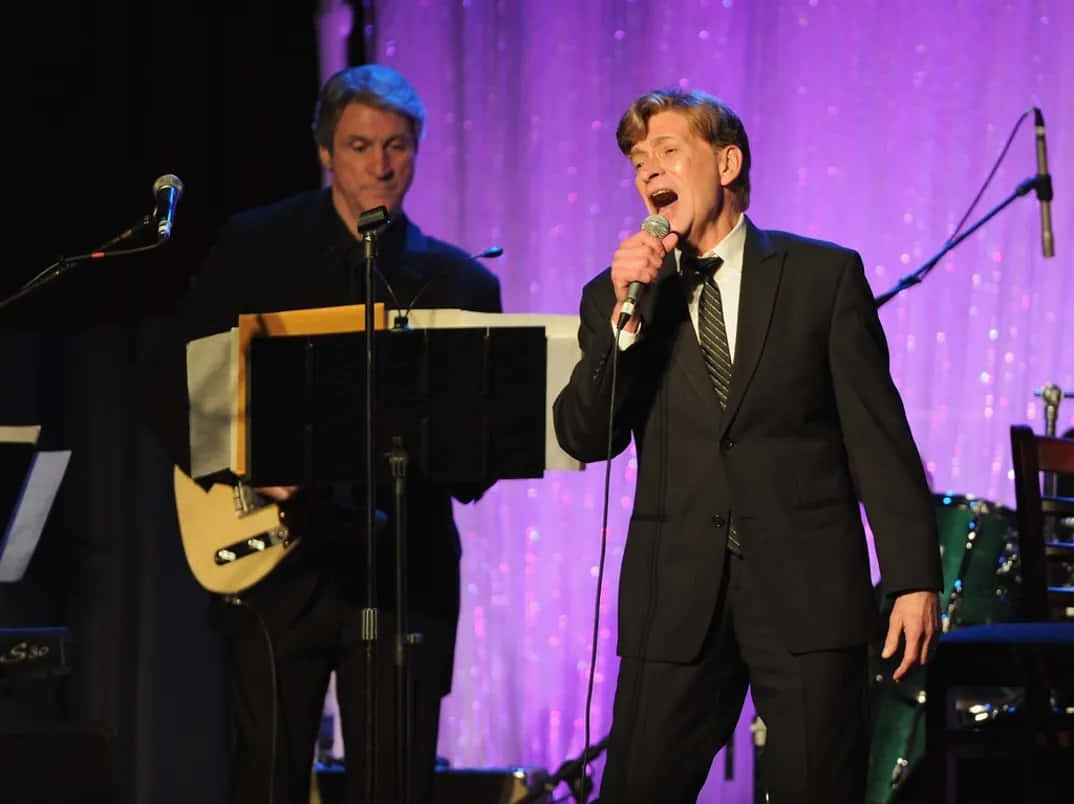 Bobby Caldwell Performing Live On Stage Wallpaper