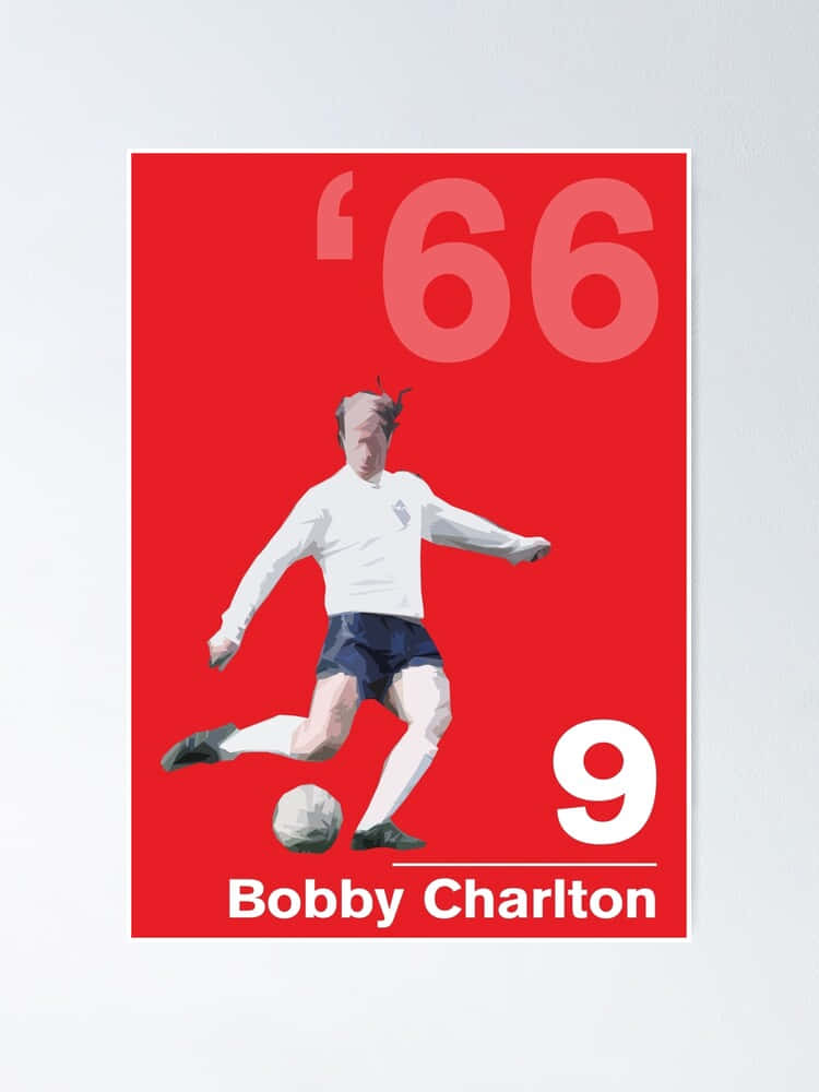 Bobby Charlton 1966 England Fc Digital Art Wallpaper