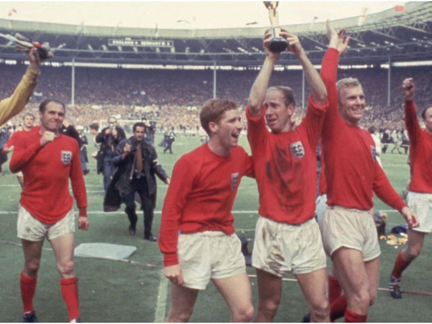 Bobby Charlton Bobby Moore Football Photography Wallpaper