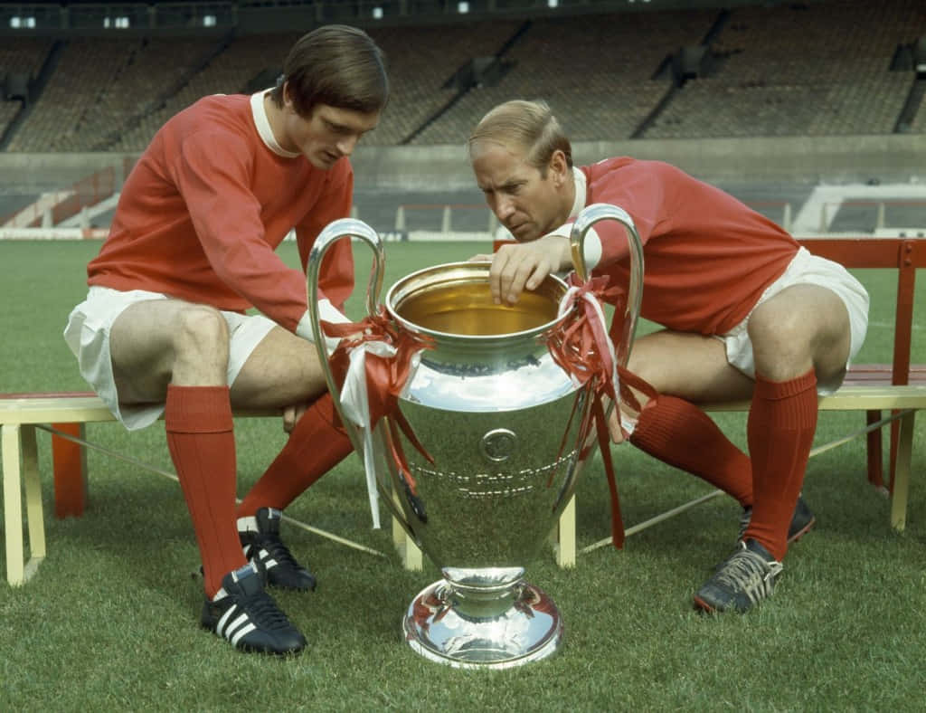 Bobby Charlton Francis Burns European Cup Wallpaper