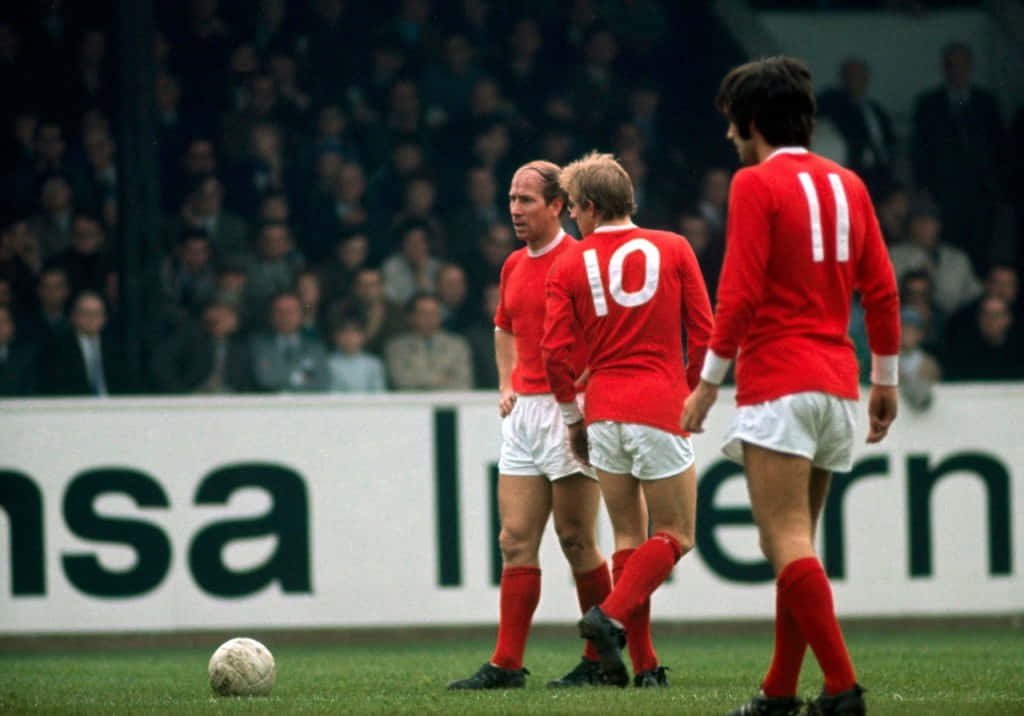 Bobby Charlton George Best Denis Law Footbal Wallpaper