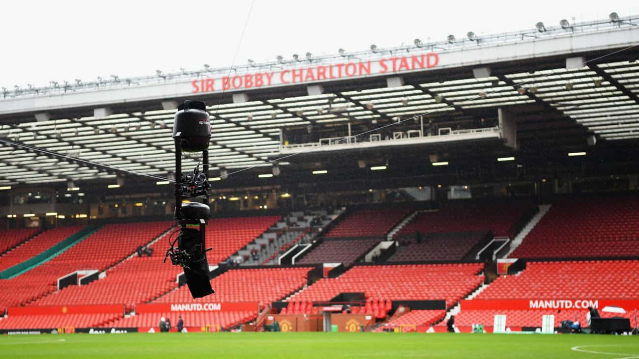 Bobby Charlton Grandstand Arena Photography Wallpaper