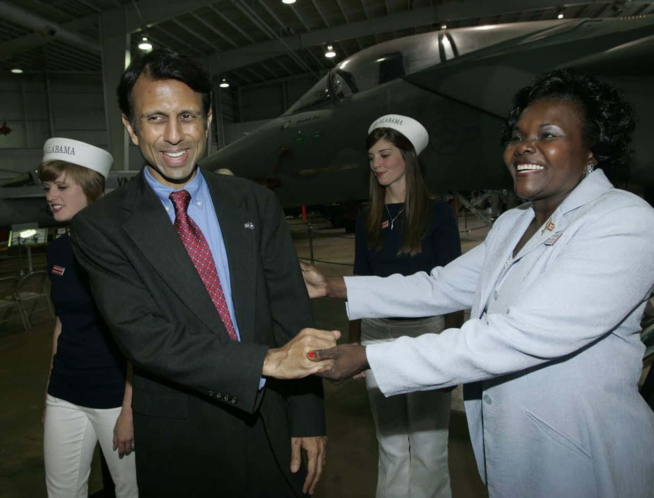 Bobby Jindal Checking Planes Wallpaper