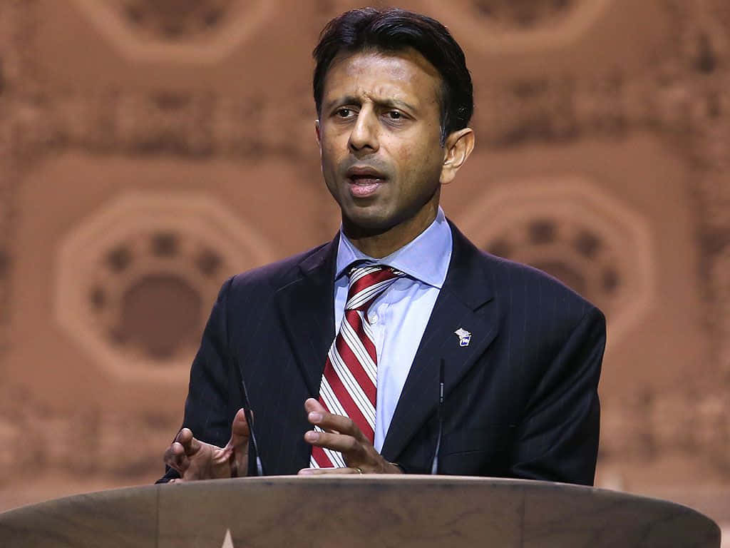 Bobby Jindal Making Hand Gestures Wallpaper