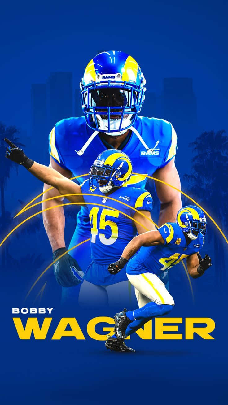 Bobby Wagner Los Angeles Rams Promotional Artwork Wallpaper