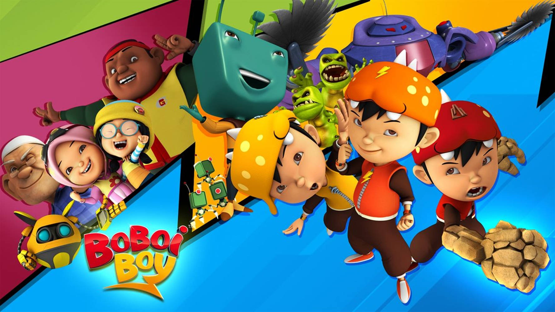 Boboiboy Hd Animated Television Show Wallpaper