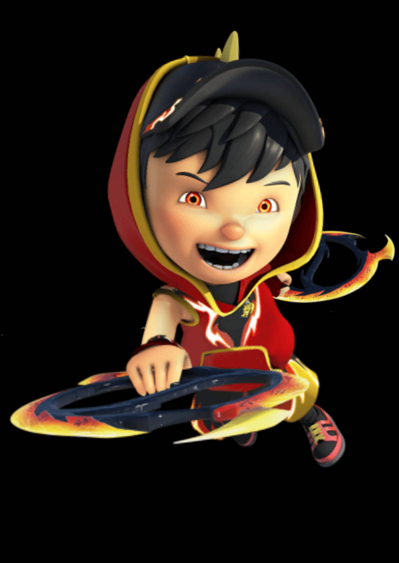 Boboiboy Hd Blaze Form Wallpaper