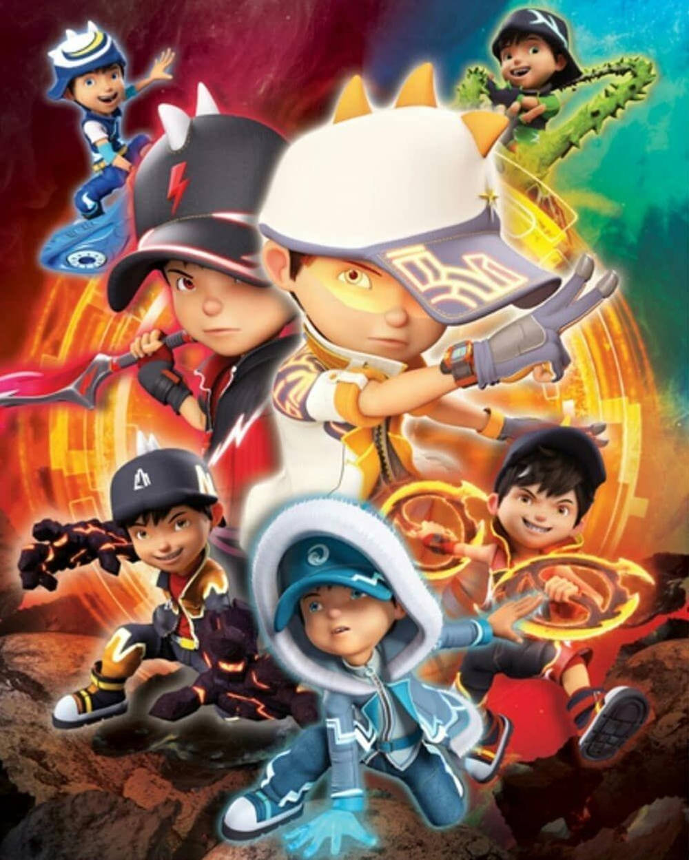 Boboiboy Hd Movie Poster Wallpaper