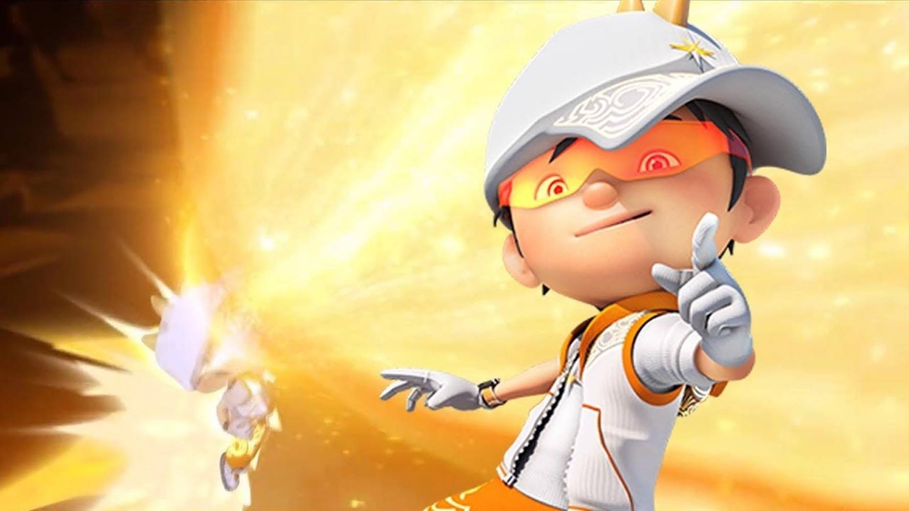 Boboiboy Hd Solar Form Wallpaper