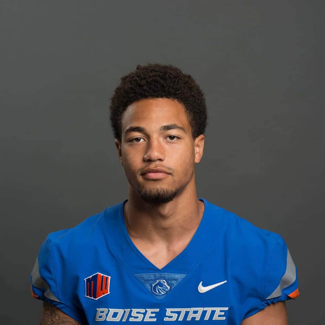 Boise State Football Player Portrait Wallpaper