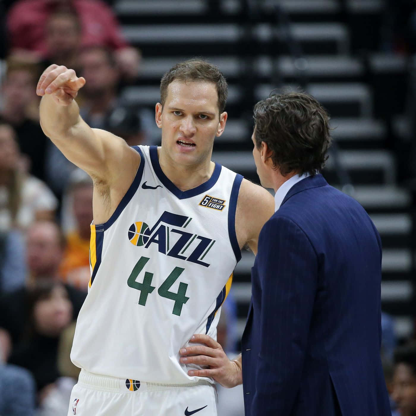 Bojan Bogdanovic Utah Jazz Complaining Wallpaper