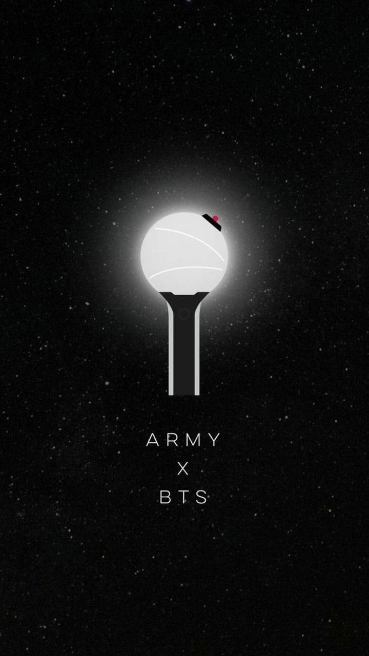 Bomb Light Stick Bts Army Girl Wallpaper