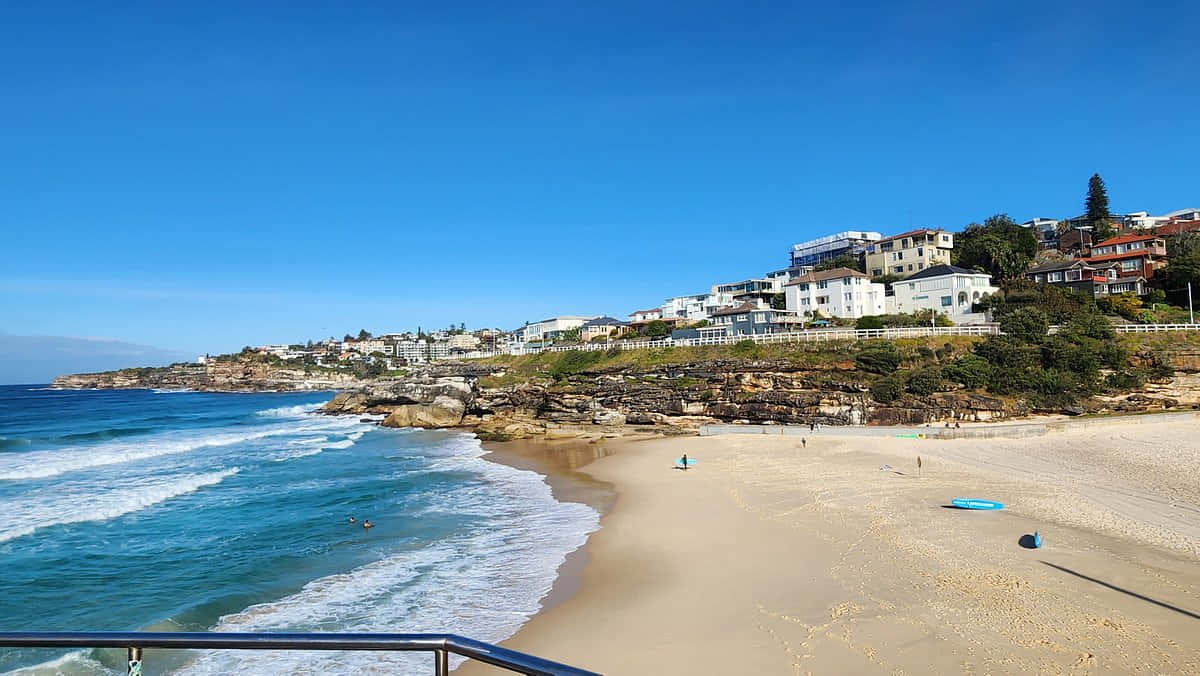 Bondi_ Beach_ Coastline_ View Wallpaper