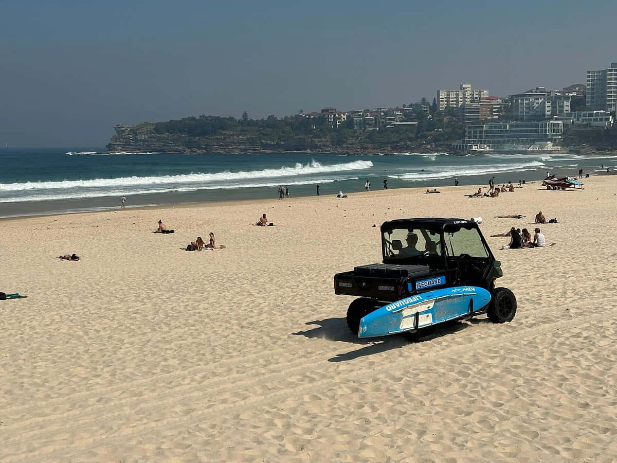 Bondi Beach Patrol Vehicle Wallpaper